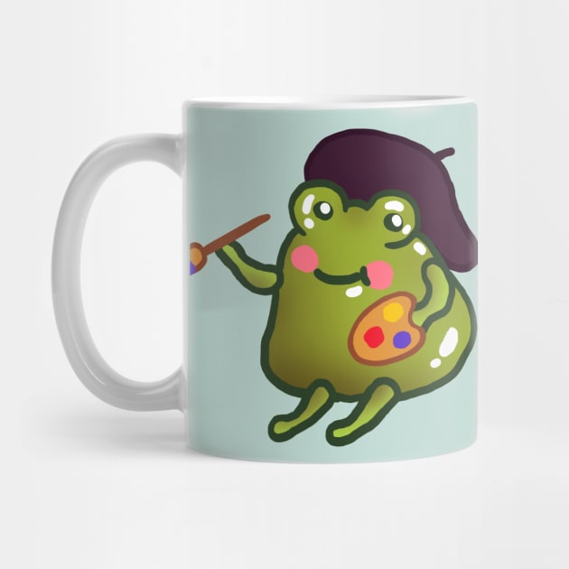 Goblincore Aesthetic Cottagecore Stupid Cute Frog -Artist frog- Mycology Fungi Shrooms Mushrooms by NOSSIKKO